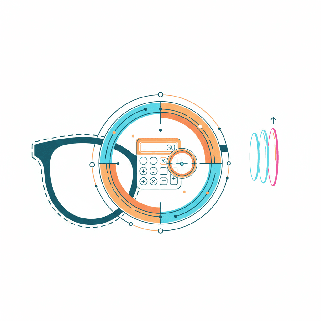 Lens thickness calculator