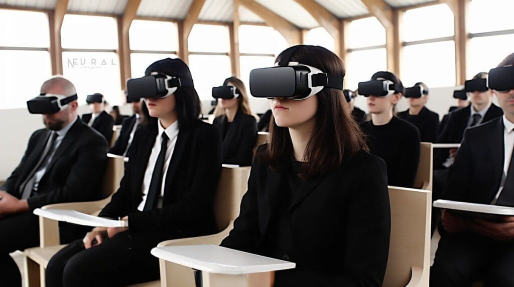 everybody wearing vr headset