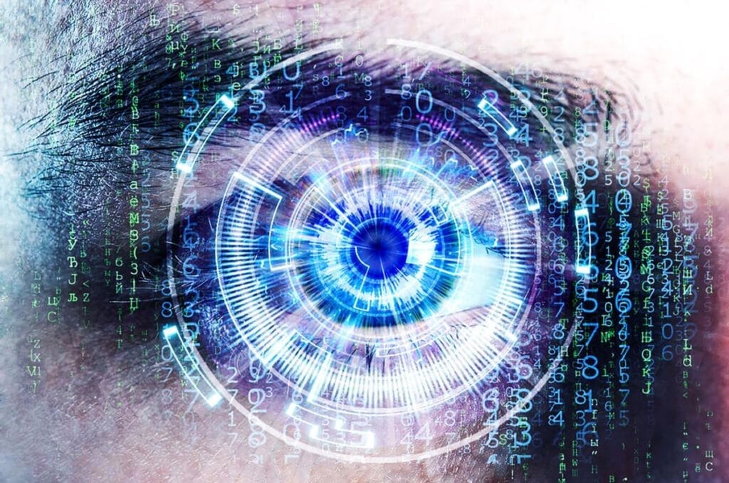 High tech digital eye