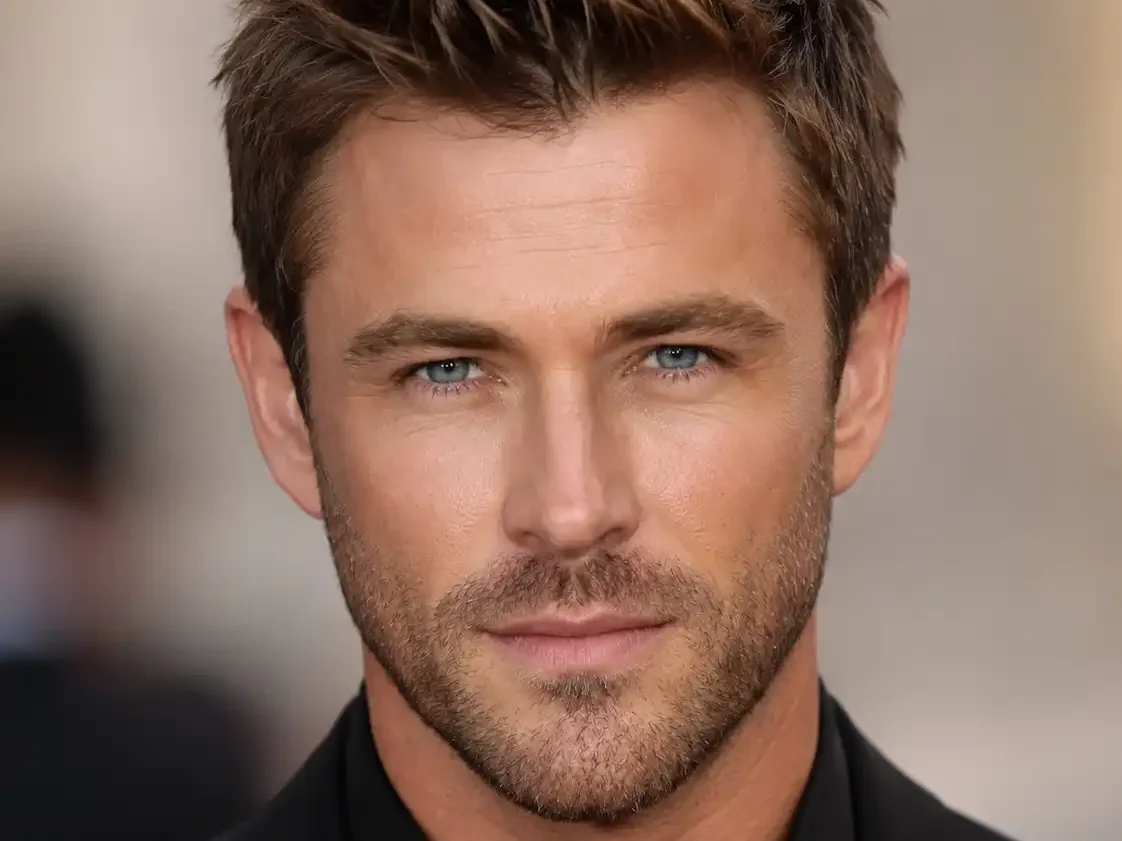Heart shaped face men